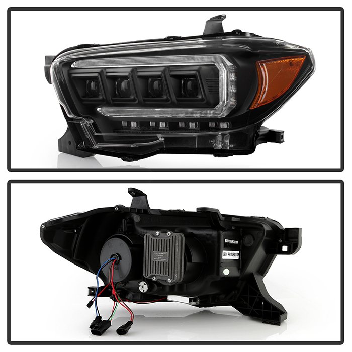 Toyota Tacoma 2016-2022 (fits models with OE halogen without LED DRL) Multi-Beam High-Power LED Module (High Beam And Low Beam) Equipped Headlights