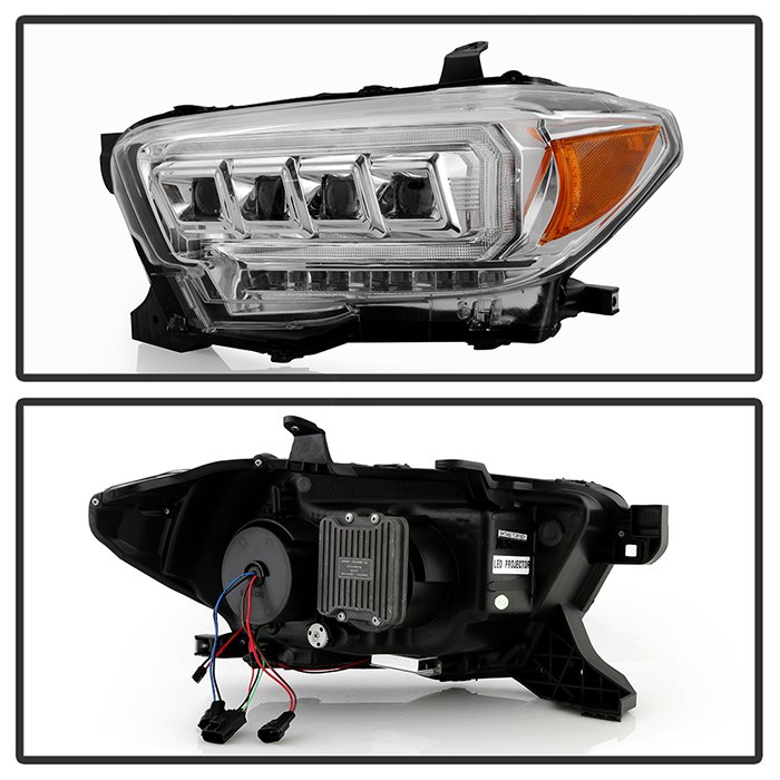Toyota Tacoma 2016-2022 (fits models with OE halogen without LED DRL) Multi-Beam High-Power LED Module (High Beam And Low Beam) Equipped Headlights – Sequential LED Turn Signal