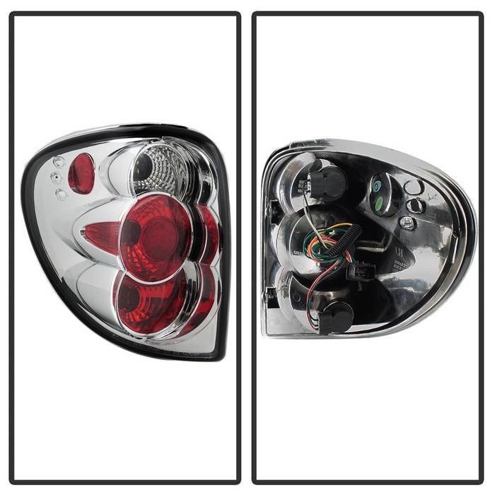 Dodge Caravan/Grand Caravan 01-07 / Chrysler Town & Country 01-07 / Chrysler Voyager 00-03 Euro Style Tail Lights – Chrome