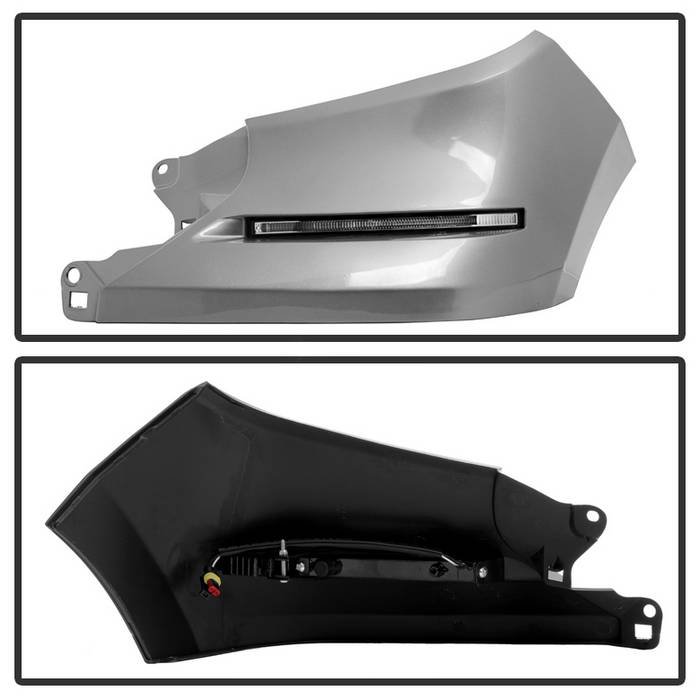 Toyota Tundra 14-16 Daytime LED Running Lights System ( Plug-and-play wiring harness and Switch included ) -Silver (Paint code 1D6)