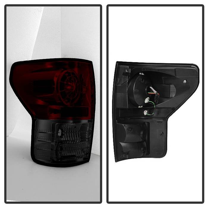 Toyota Tundra 07-13 LED Tail lights – Red Smoke