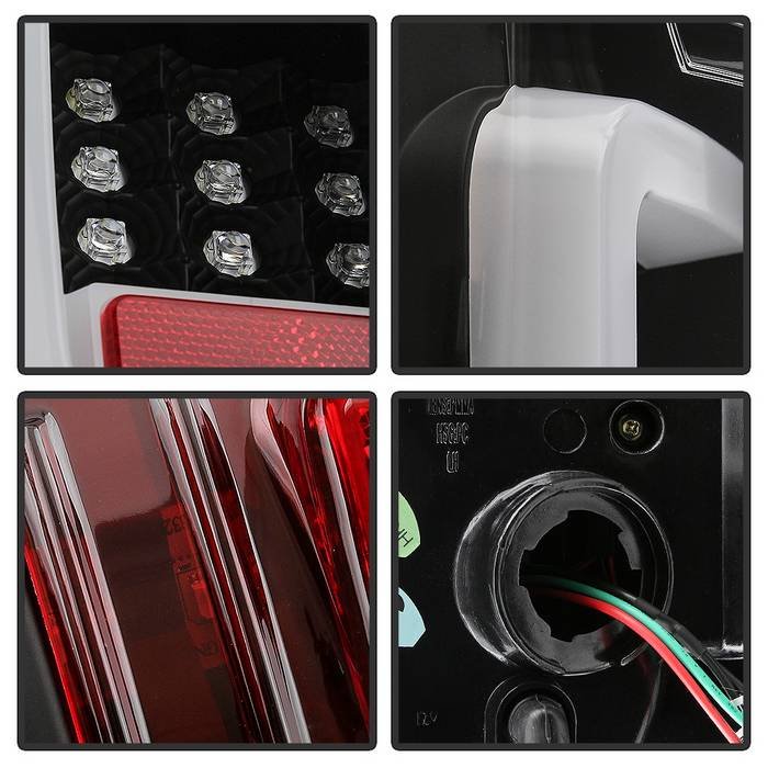 Toyota Tundra 2014-2019 Light Bar LED Tail Lights – All Black