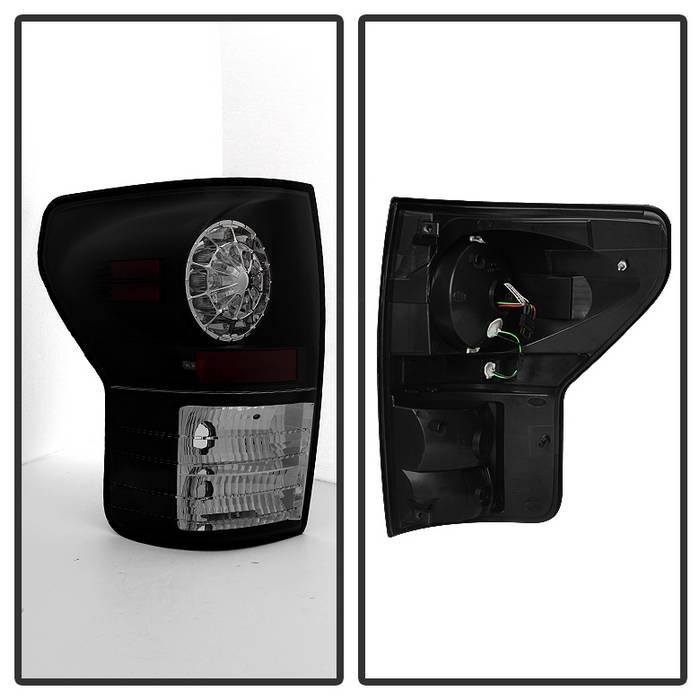 Toyota Tundra 07-13 LED Tail lights – Black Smoke