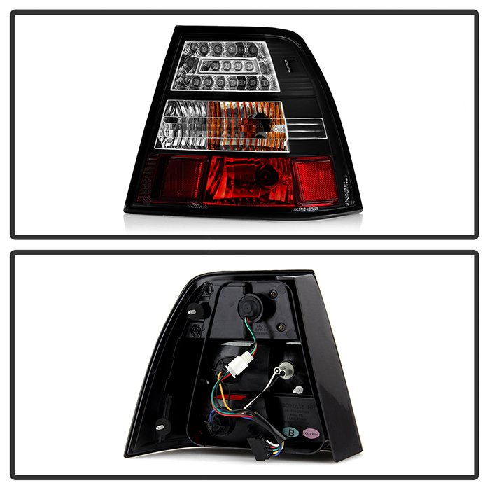 Volkswagen Jetta 99-04 LED Tail Lights – Black