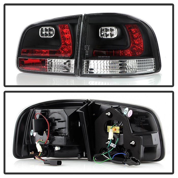 Volkswagen Touareg 03-07 LED Tail Lights – Black