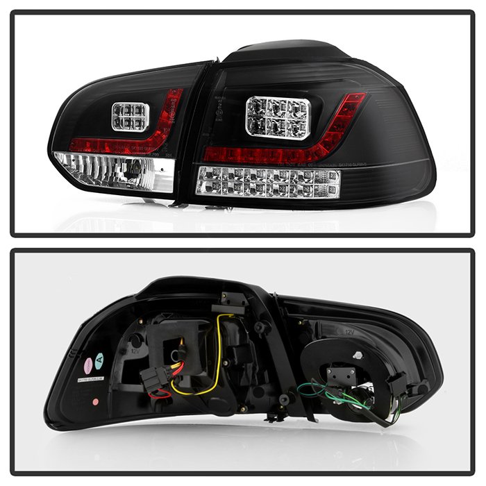 Volkswagen Golf / GTI 10-13 LED Tail Lights – Black