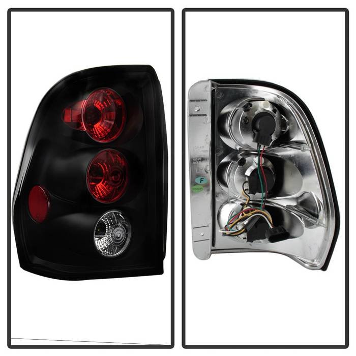 Chevy TrailBlazer 02-09 Euro Style Tail Lights – Black