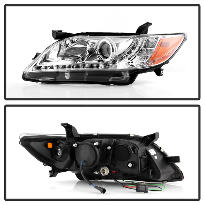 Toyota Camry 07-09 Projector Headlights – DRL – Chrome