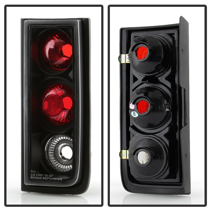 Hummer H2 03-09 ( Non H2T ) Euro Style Tail Lights – Black