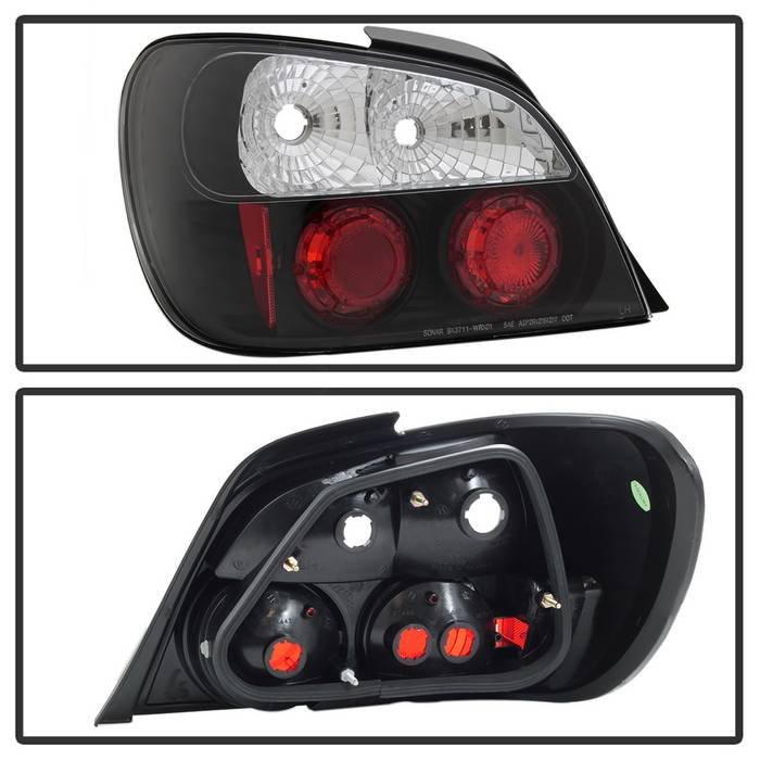 Subaru Impreza WRX / Sti 02-03 4Dr (Not Fit Wagon) Euro Style Tail Lights – Black