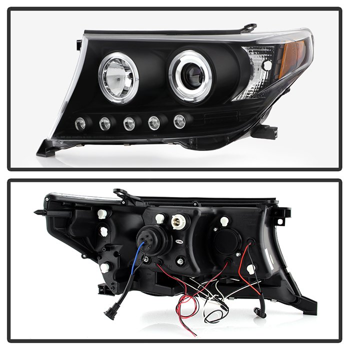 Toyota Land Cruiser 08-11 Projector Headlights – LED Halo