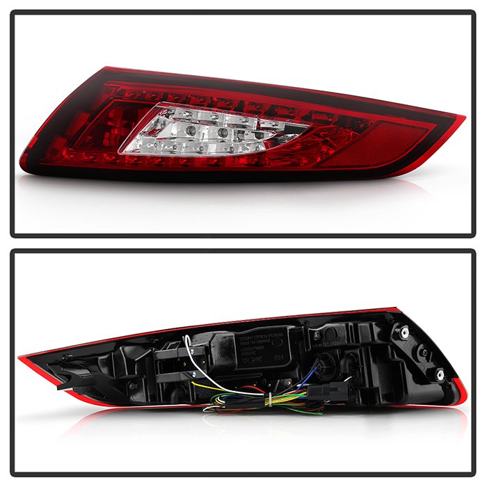 Porsche 997 05-08 LED Tail Lights – Red Clear