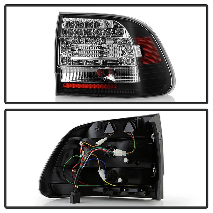 Porsche Cayenne 03-07 LED Tail Lights – Black