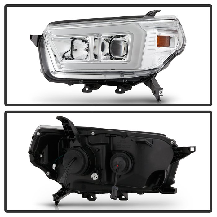 Toyota 4Runner 10-13 Projector Headlights – Chrome