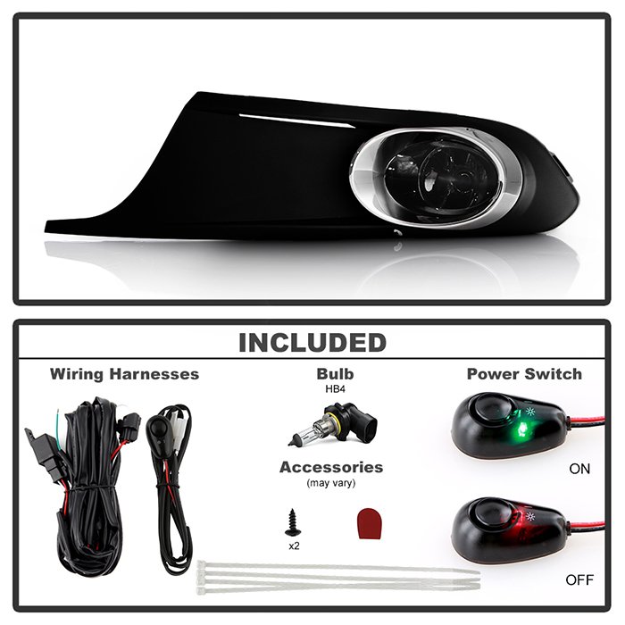 Volkswagen Jetta MK6 2011-2014 Sedan 4Dr only OEM Style Fog Lights w/Switch – Smoked